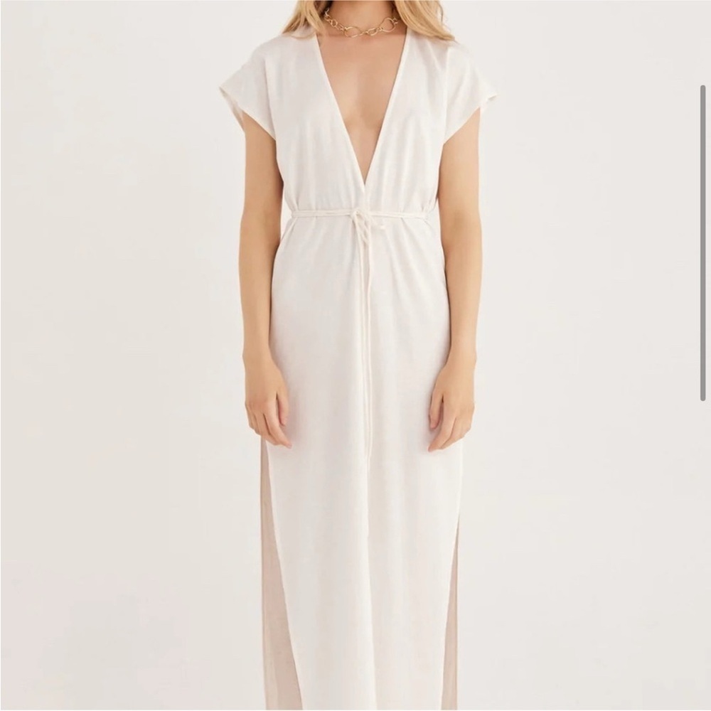 Rumer The Label Roam Kaftan White